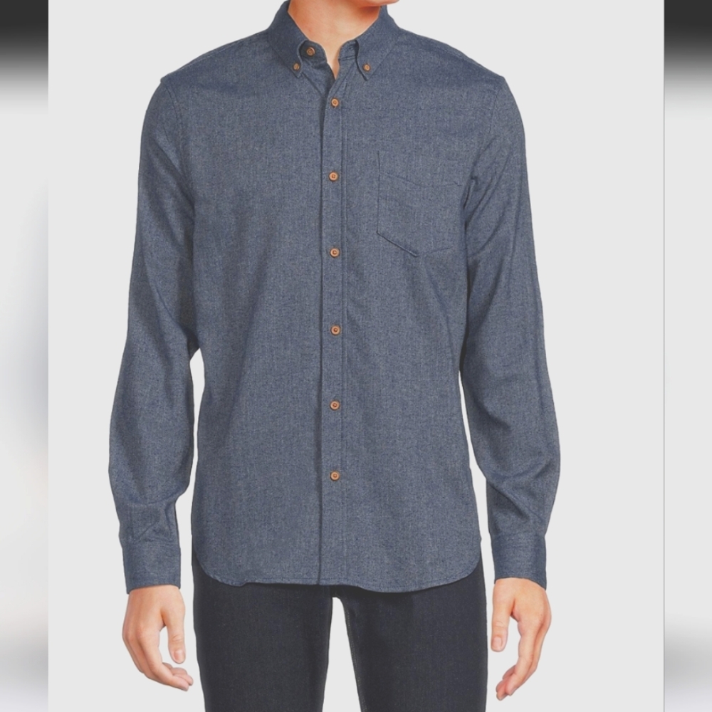 Like New! Men’s Ben Sherman Chambray Long Sleeve Button Down Size Large
